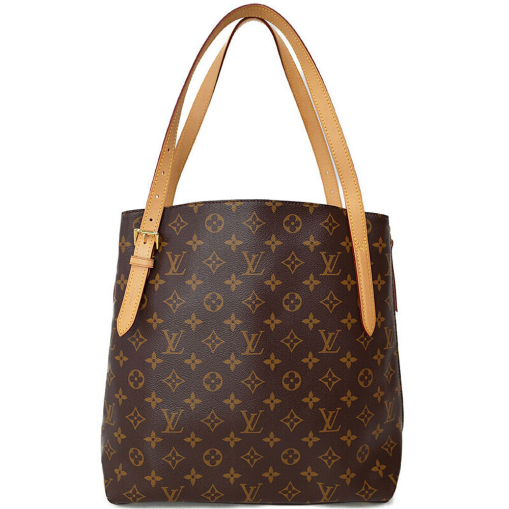 Louis Vuitton Monogram Leather Brown Voltaire Tote Bag